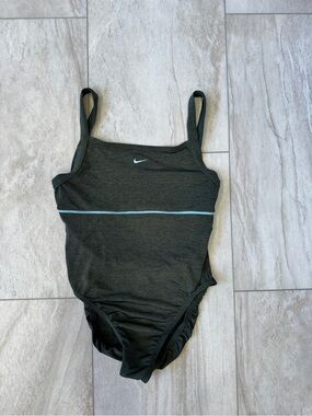 Vintage Nike One Piece Y2K made in the USA, olive green and light blue